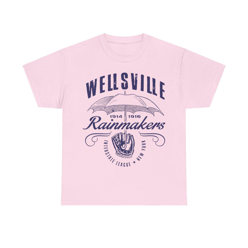 Load image into Gallery viewer, Wellsville Rainmakers Est 1914 New York Baseball T-shirt
