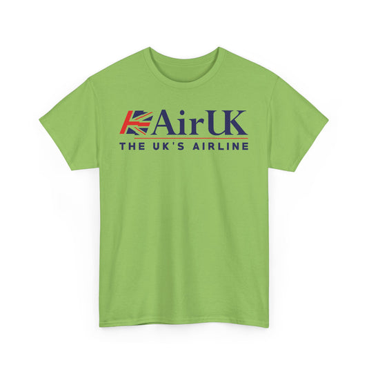 Air UK Leisure Leisure Without Compromise Vintage Airline Logo Aviation T-shirt