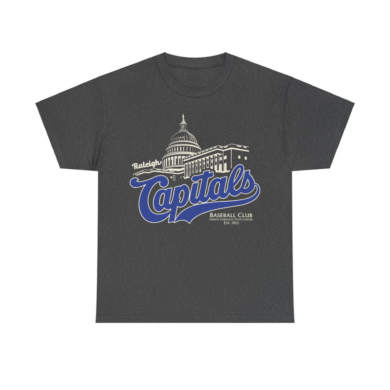 Load image into Gallery viewer, Raleigh Capitals Nostalgic Retro Baseball Team T-shirt
