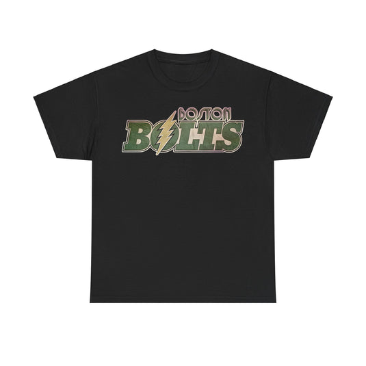 Boston Bolts Lacrosse Nostalgic Retro Logo T-shirt