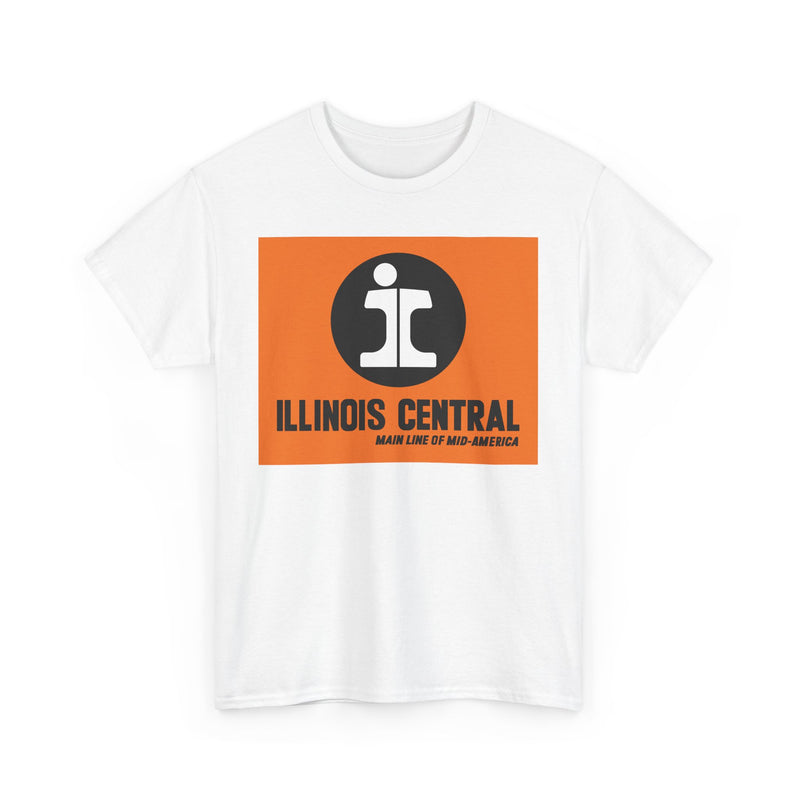 Load image into Gallery viewer, Illinois Central Main Line Mid-America Railroad Logo Train T-Shirt
