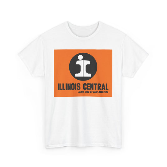 Illinois Central Main Line Mid-America Railroad Logo Train T-Shirt