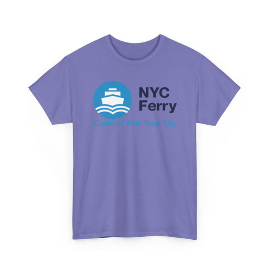NYC Ferry Defunct Transportation Service T-Shirt Connect With Your City Boat Tee