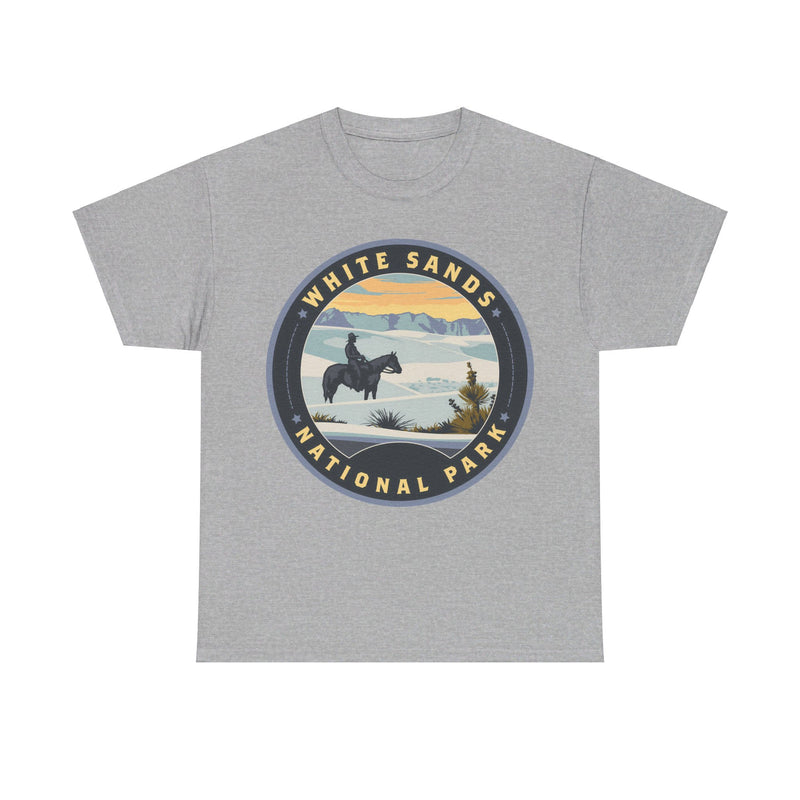 Load image into Gallery viewer, White Sands National Park New Mexico Round Logo T-shirt
