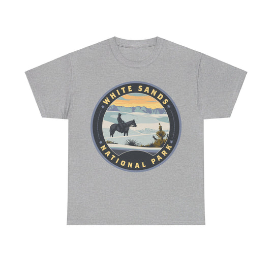 White Sands National Park New Mexico Round Logo T-shirt