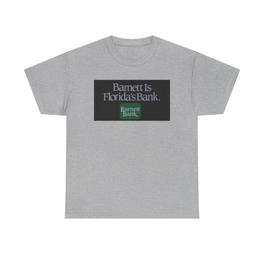 Barnett Bank Florida's Bank T-Shirt - Regional Banking Logo - Florida