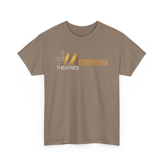 Metropolitan Theaters Film Strip Logo T-Shirt Movie Cinema Tee