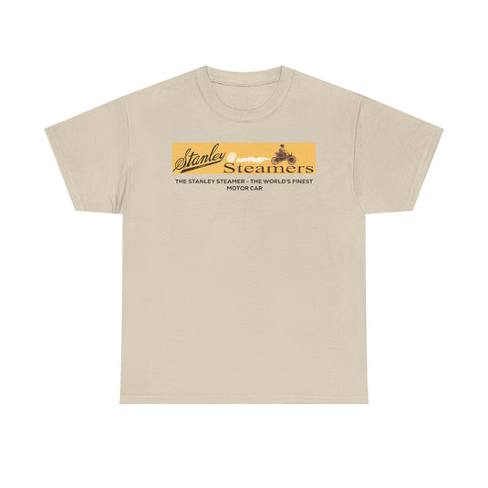 Stanley Steamers The World's Finest Motor Car Vintage Logo T-shirt
