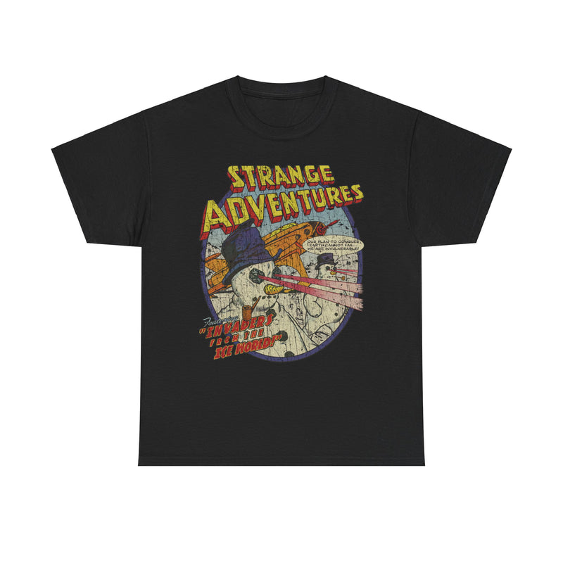 Load image into Gallery viewer, Invaders From The Ice World Strange Adventures Comic Book T-shirt
