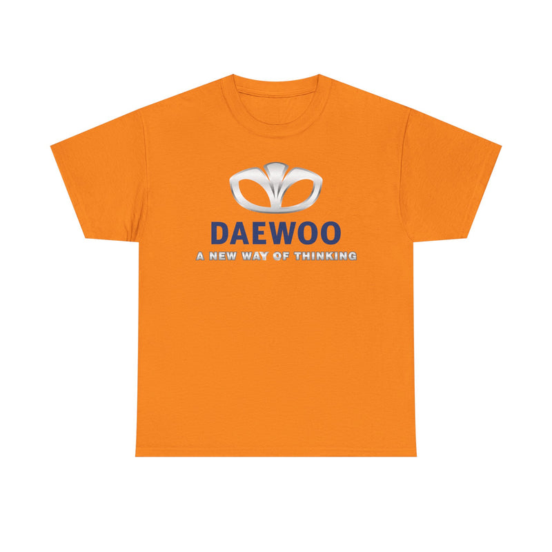 Load image into Gallery viewer, Daewoo A New Way of Thinking Korean Auto Brand T-shirt
