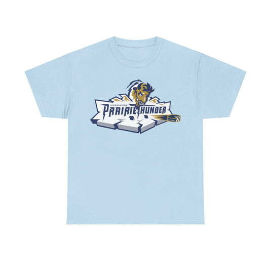 Bloomington Prairie Thunder Logo Illinois Hockey Team T-shirt