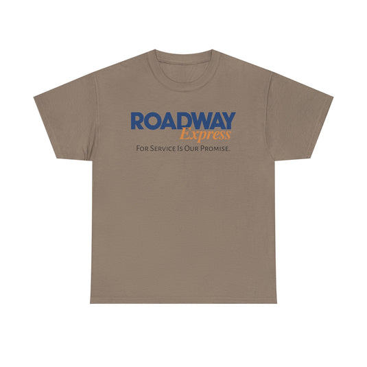 Roadway Express For Service Is Our Promise T-Shirt Logistics Logo