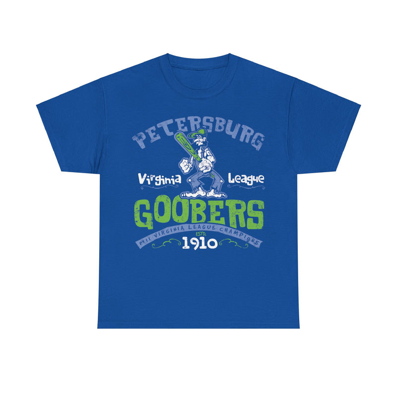 Load image into Gallery viewer, Petersburg Goobers Est 1910 Virginia Baseball T-shirt
