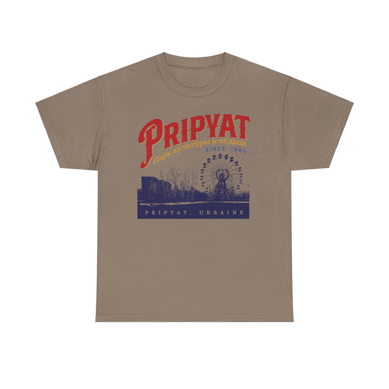 Load image into Gallery viewer, Pripyat Amusement Park Ukraine Nostalgic T-shirt
