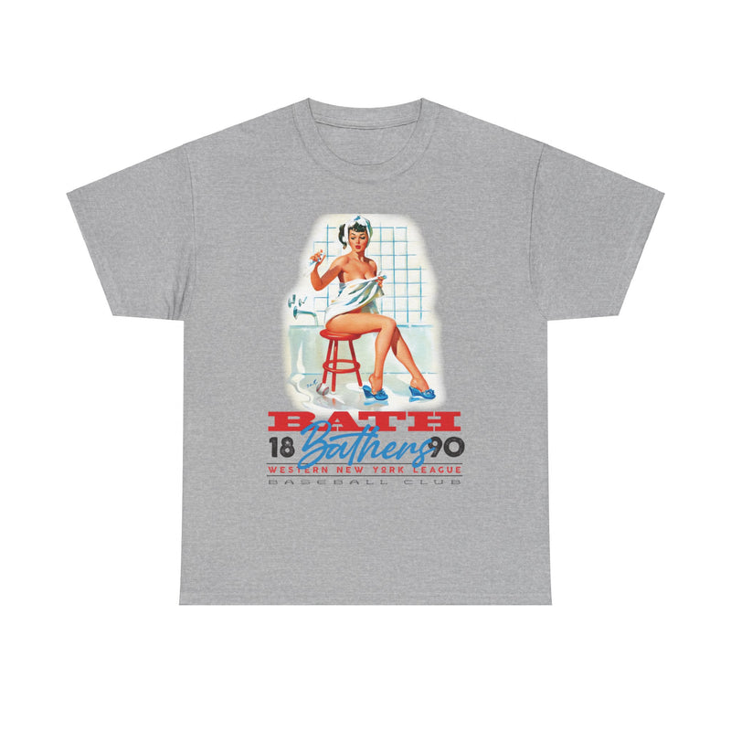 Load image into Gallery viewer, Bath Bathers Est 1890 New York Baseball T-shirt
