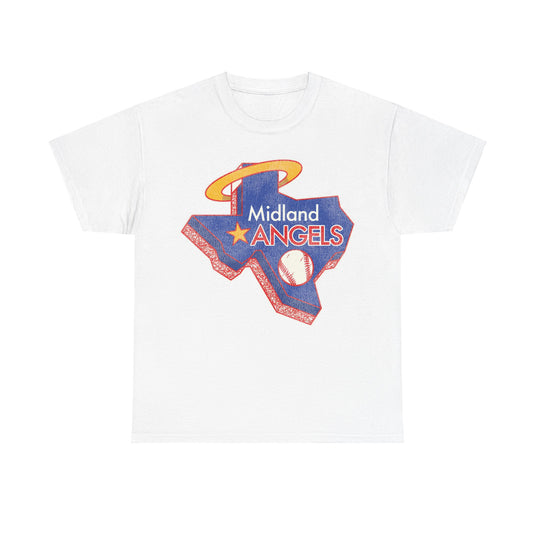 Midland Angels Texas Nostalgic Retro Baseball Team T-shirt