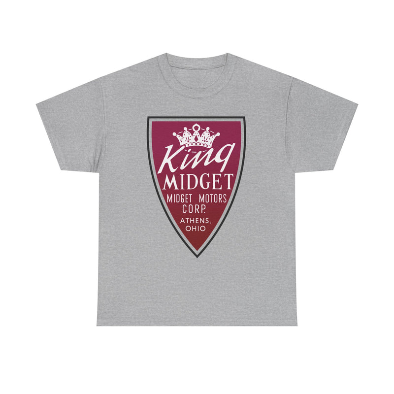 Load image into Gallery viewer, King Midget Motors Corp Athens Ohio Crown Logo Microcar T-shirt
