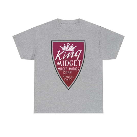 King Midget Motors Corp Athens Ohio Crown Logo Microcar T-shirt