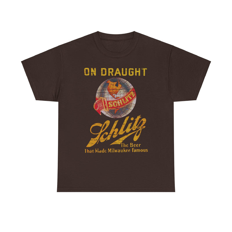 Load image into Gallery viewer, Schlitz Beer Milwaukee on Draught Wisconsin Brewery T-shirt
