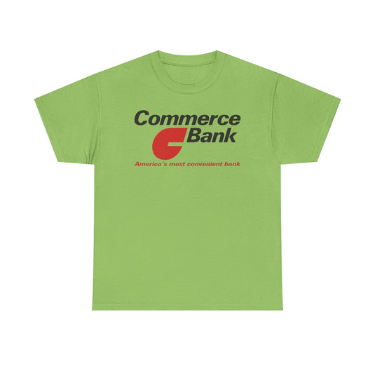 Commerce Bank America's Most Convenient Banking Logo New Jersey T-Shirt
