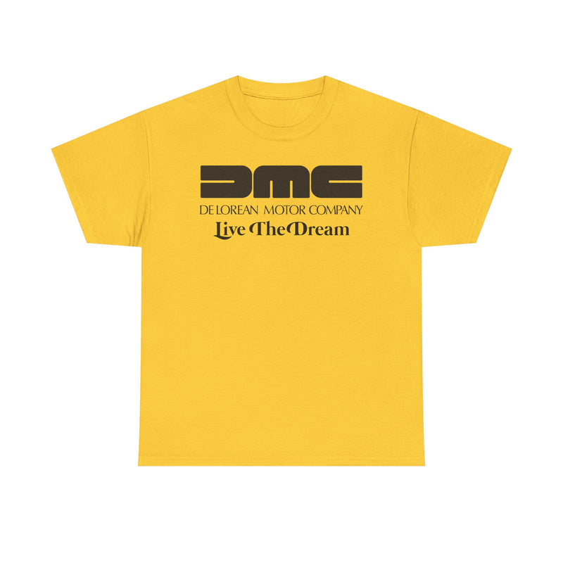Load image into Gallery viewer, DMC DeLorean Motor Company Live The Dream Vintage T-shirt
