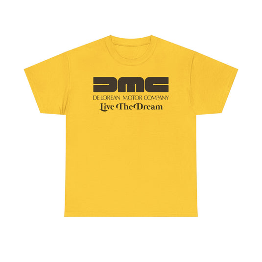 DMC DeLorean Motor Company Live The Dream Vintage T-shirt