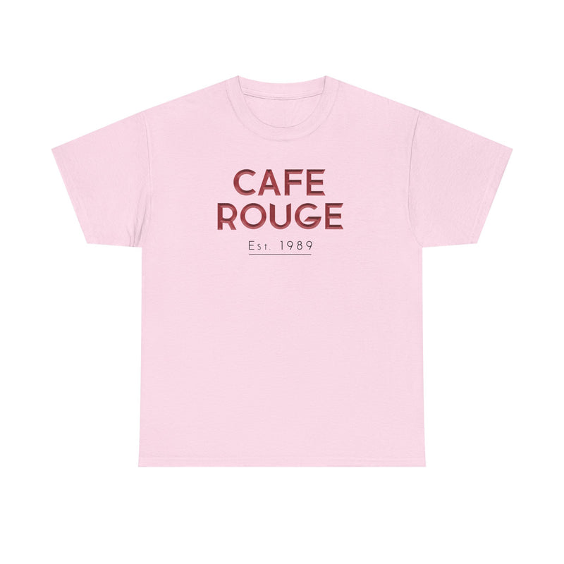 Load image into Gallery viewer, Cafe Rouge T-Shirt - French Bistro Restaurant Industry Defunct Logo Tee
