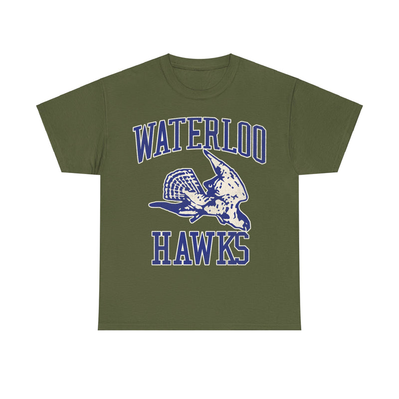 Load image into Gallery viewer, Waterloo Hawks Basketball Nostalgic Retro T-shirt
