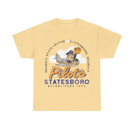 Statesboro Pilots Est 1952 Georgia Baseball T-shirt