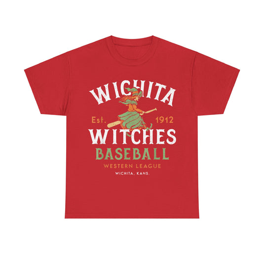 Wichita Witches Kansas Nostalgic Retro Baseball Team T-shirt