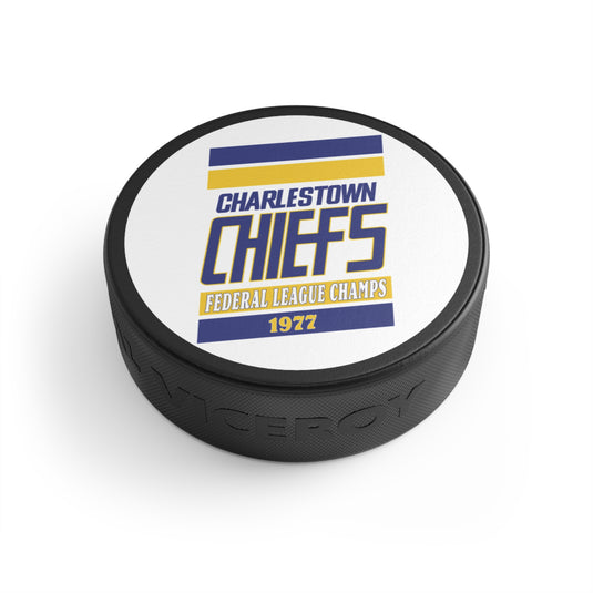 Charlestown Chiefs Slap Shot 1977 Nostalgic Hockey Puck