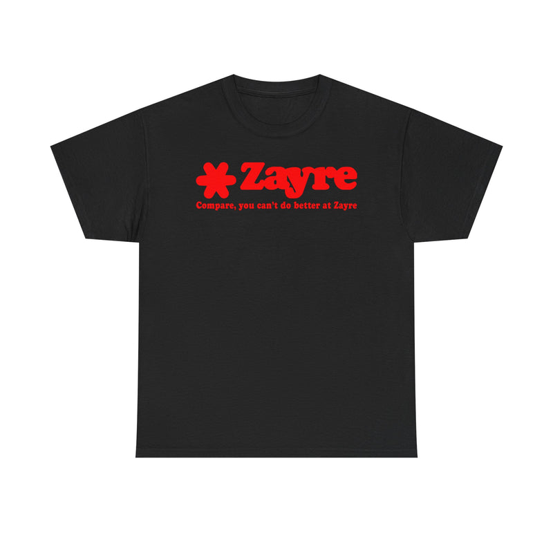 Load image into Gallery viewer, Zayre Compare You Can't Do Better Red Star Logo Discount Store Chain T-shirt
