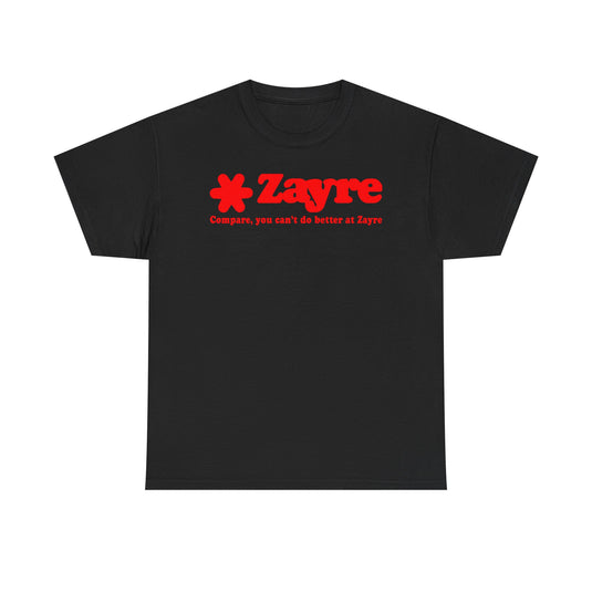 Zayre Compare You Can't Do Better Red Star Logo Discount Store Chain T-shirt