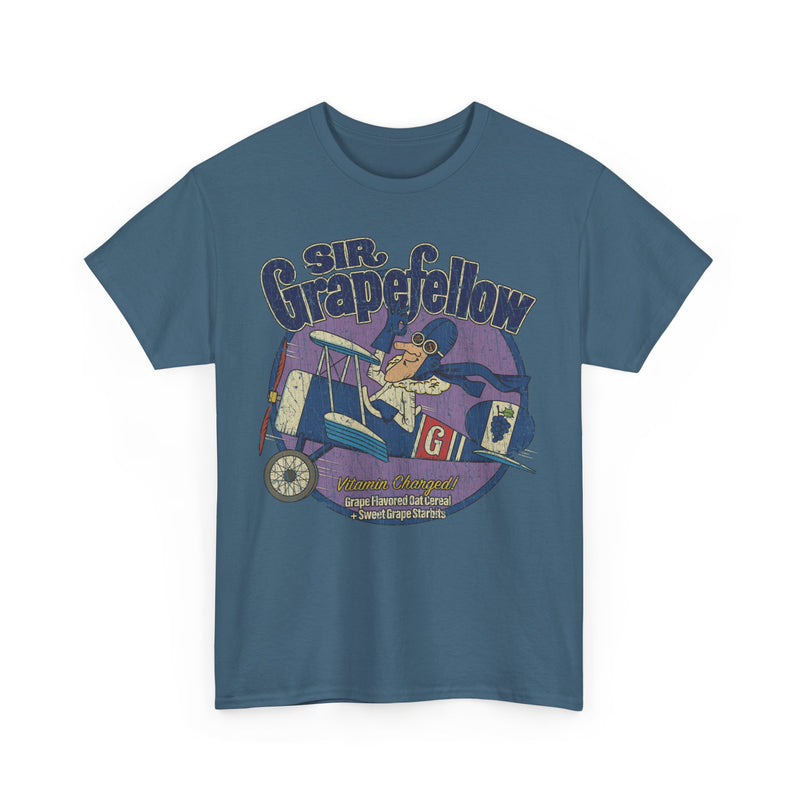 Load image into Gallery viewer, Sir Grapefellow Grape Flavored Oat Cereal Nostalgic T-shirt
