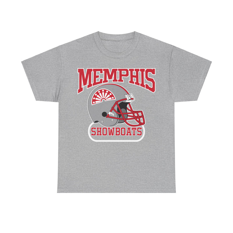 Load image into Gallery viewer, Memphis Showboats Tennessee Helmet Logo Football Team T-shirt
