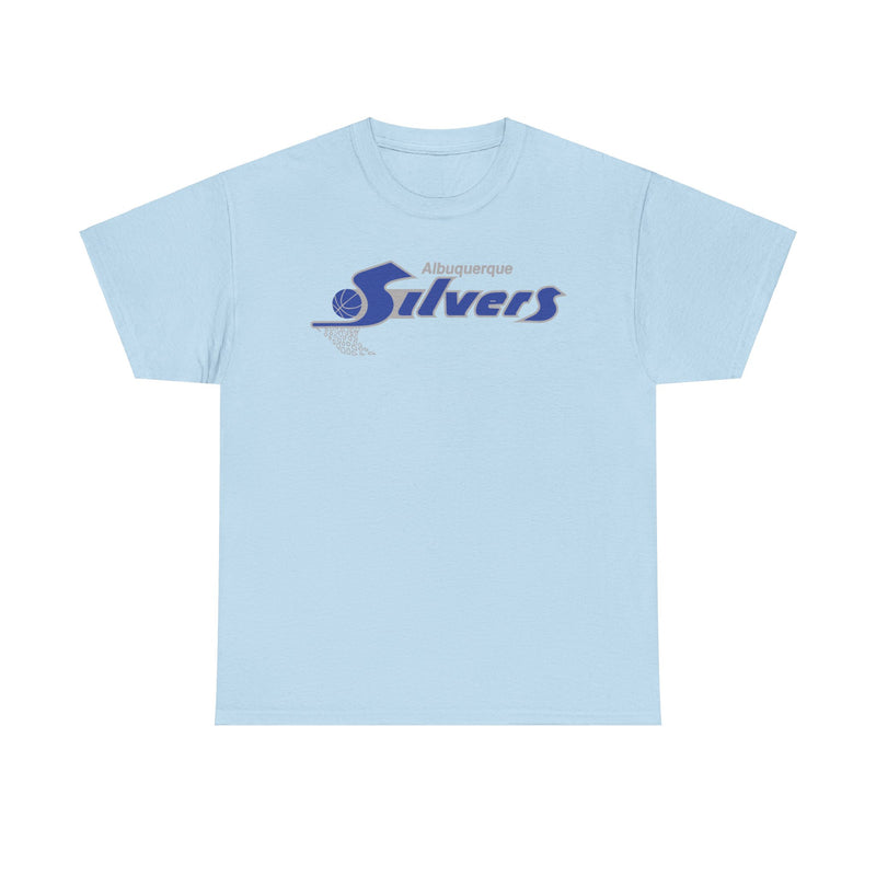 Load image into Gallery viewer, Albuquerque Silvers New Mexico CBA Basketball T-shirt
