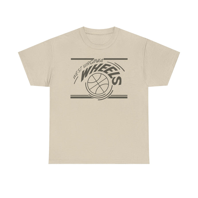 West Virginia Wheels Basketball 1978 All-American Alliance T-shirt