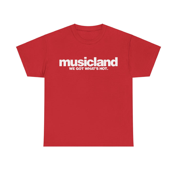 Musicland Record Retail Store We Got What's Hot Nostalgic T-shirt