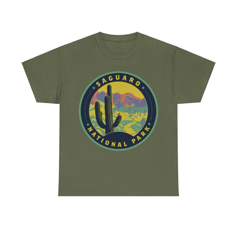 Load image into Gallery viewer, Saguaro National Park Arizona Round Logo T-shirt
