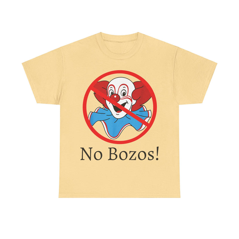 Load image into Gallery viewer, No Bozos 1983 Clown Nostalgic T-shirt
