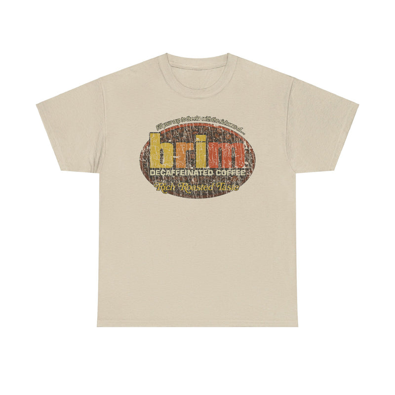 Load image into Gallery viewer, Brim Decaffeinated Coffee Nostalgic Logo T-shirt
