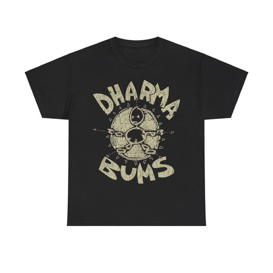 Dharma Bums Compass 1987 Music Rock Band T-shirt