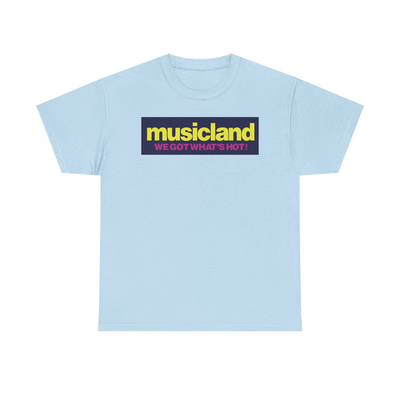 Load image into Gallery viewer, Musicland We Got What&#39;s Hot Music Store Nostalgic T-shirt
