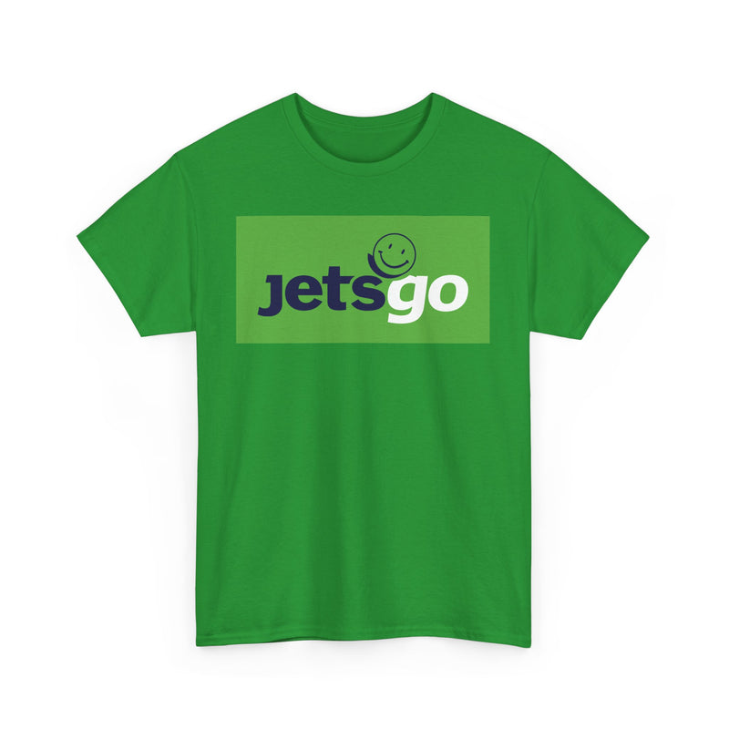 Load image into Gallery viewer, Jetsgo Canadian Airline Smiley Face Logo Vintage Aviation T-shirt
