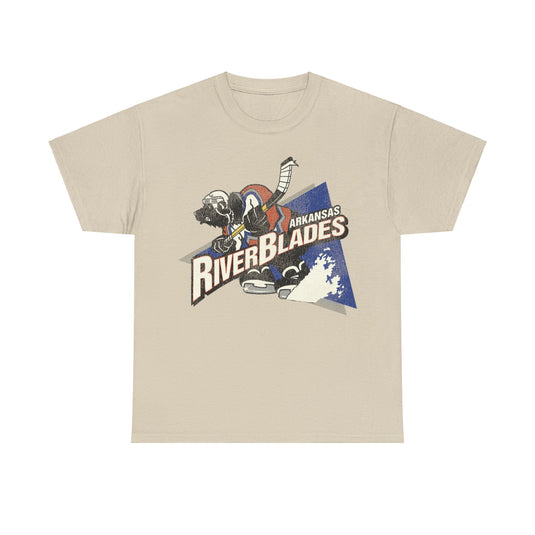 Arkansas Riverblades Logo Hockey Team T-shirt