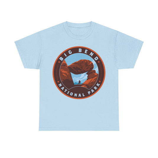 Big Bend National Park Texas Round Logo T-shirt