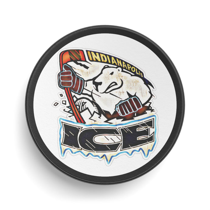 Indianapolis Ice Indiana Hockey Puck