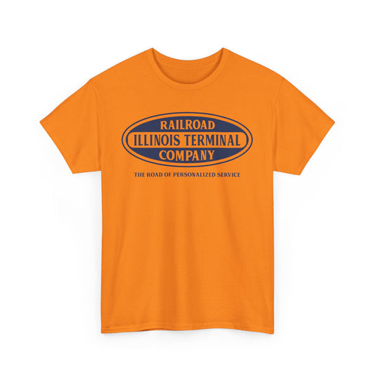 Illinois Terminal Personalized Service Railroad Logo Train T-Shirt