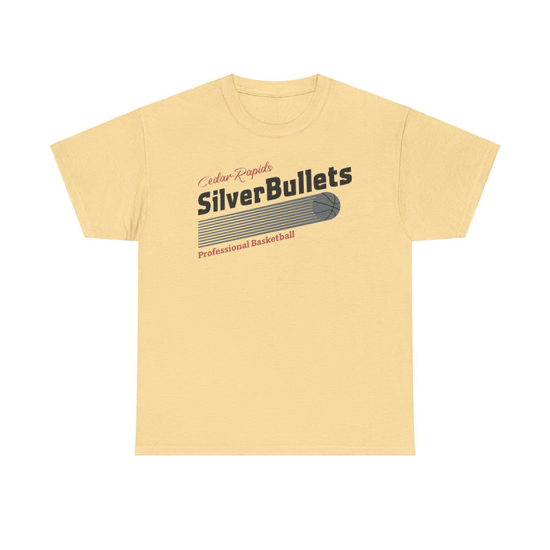 Load image into Gallery viewer, Cedar Rapids Iowa Silver Bullets CBA &#39;88-91 T-shirt
