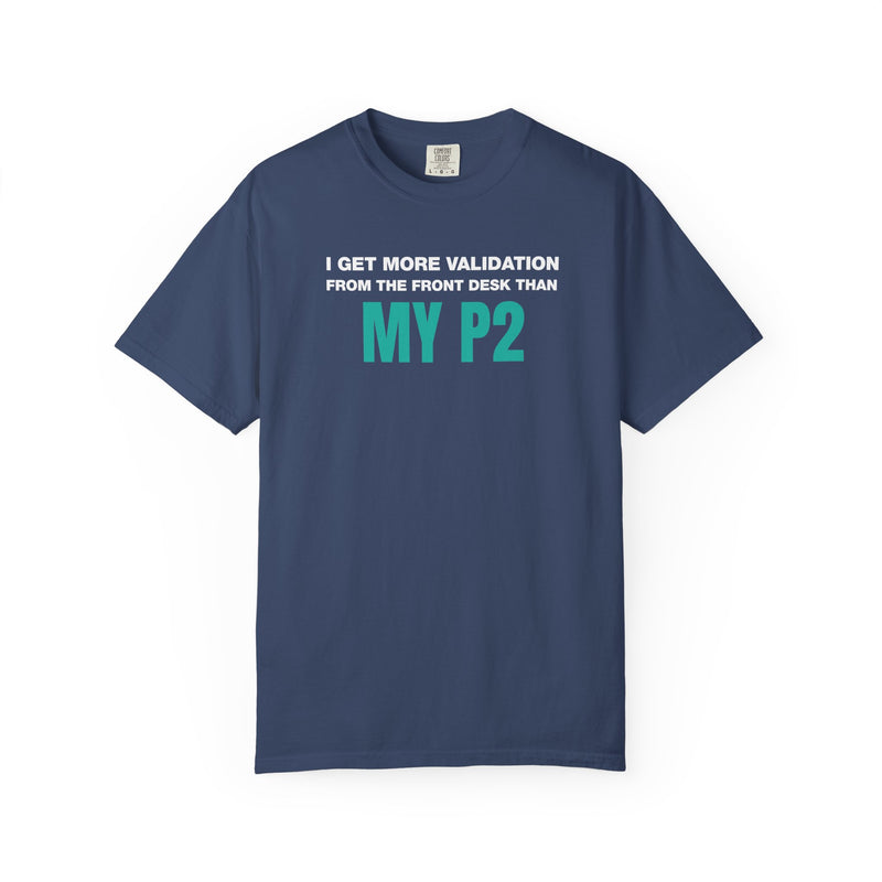 Load image into Gallery viewer, Hotel Front Desk Validation Credit Card Points Miles Teal T-shirt
